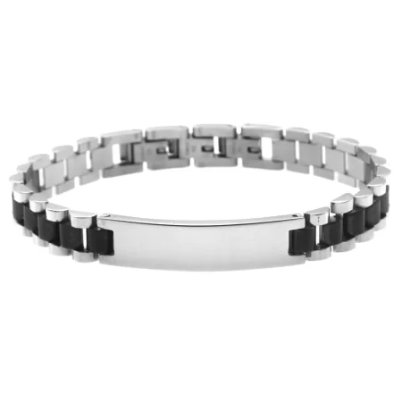 bracciale uomo con incisione personalizzata maglia president bcc0452