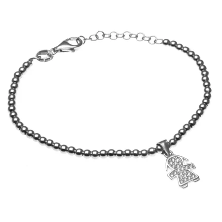 braccialetto nascita ospedale bimba femminuccia in argento 925 bcc1572