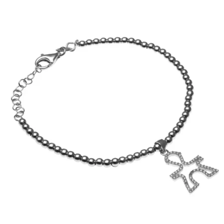 bracciale nascita mamma in argento 925 bimbo maschietto bcc1659