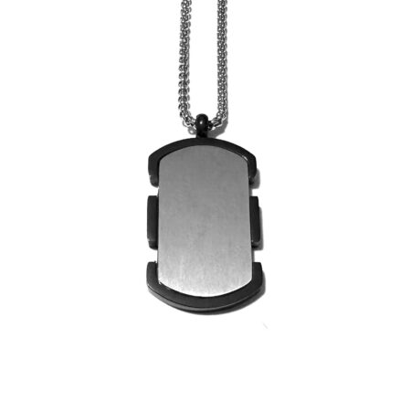 piastrina militare targhetta collana uomo cll2163