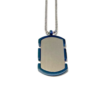 piastrina militare targhetta collana uomo cll2165