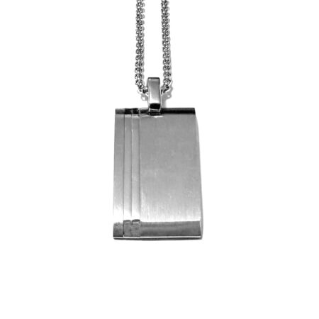 piastrina militare targhetta collana uomo cll2167