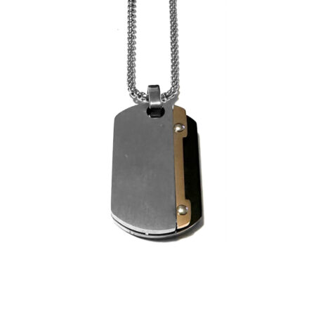 piastrina militare targhetta collana uomo personalizzabile con incisione catena fino a cm 50 mm 29 mm 16 cll2169